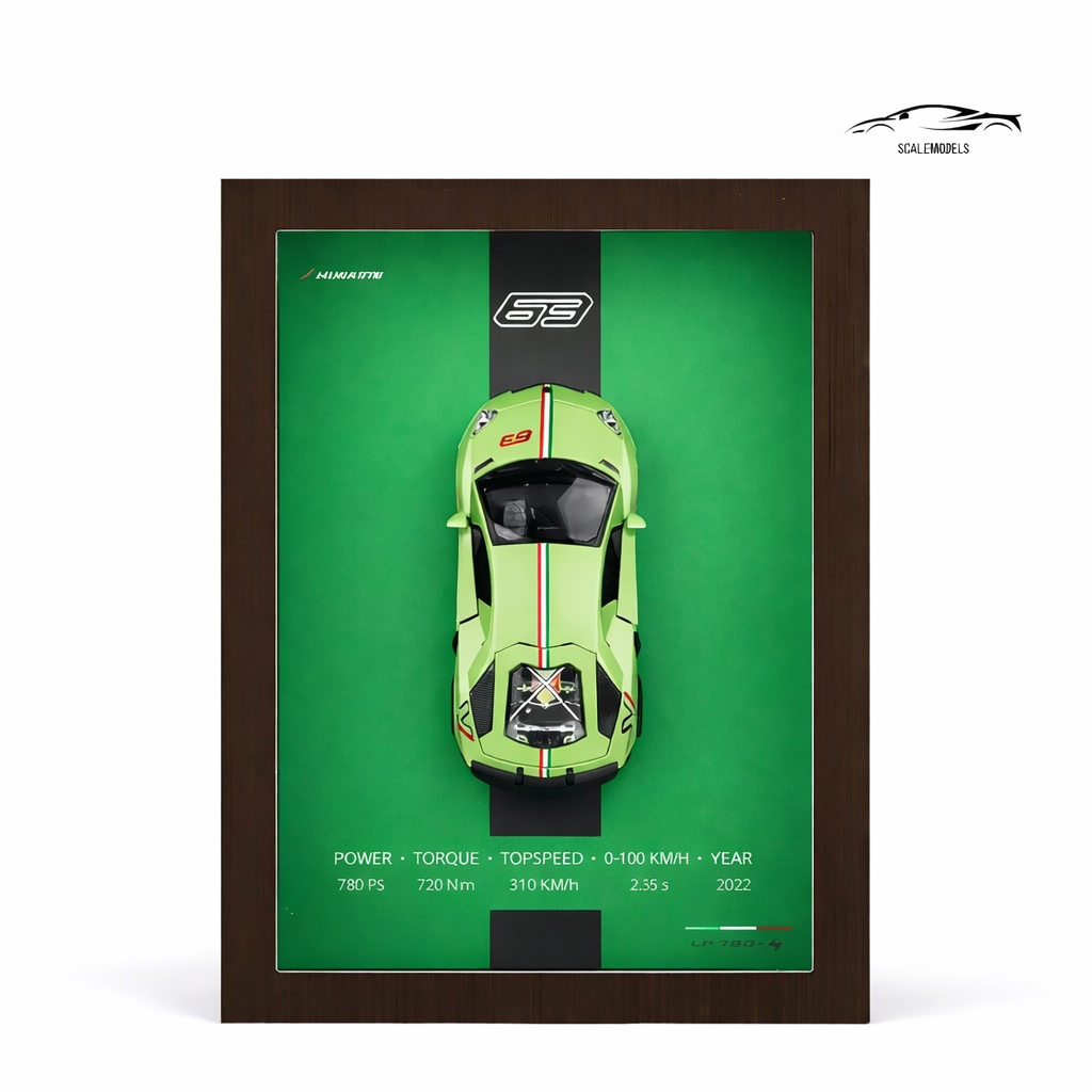 Lamborghini Aventador Framed 3D Model
