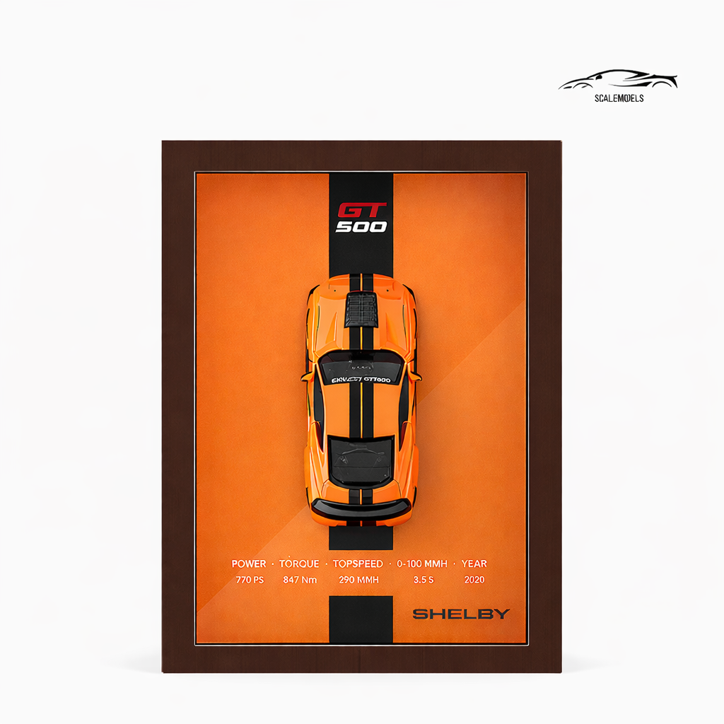 Mustang Shelby GT500 Framed 3D Model
