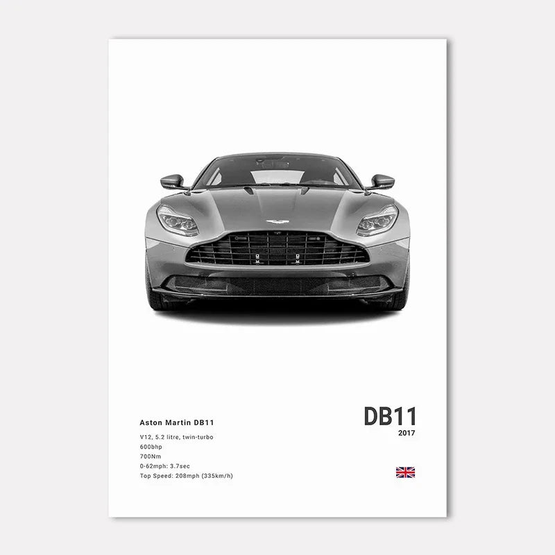 Aston Martin Premium Display Poster 21x30cm