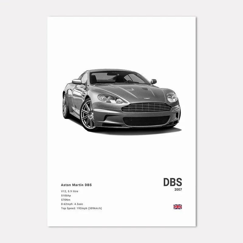 Aston Martin Premium Display Poster 21x30cm