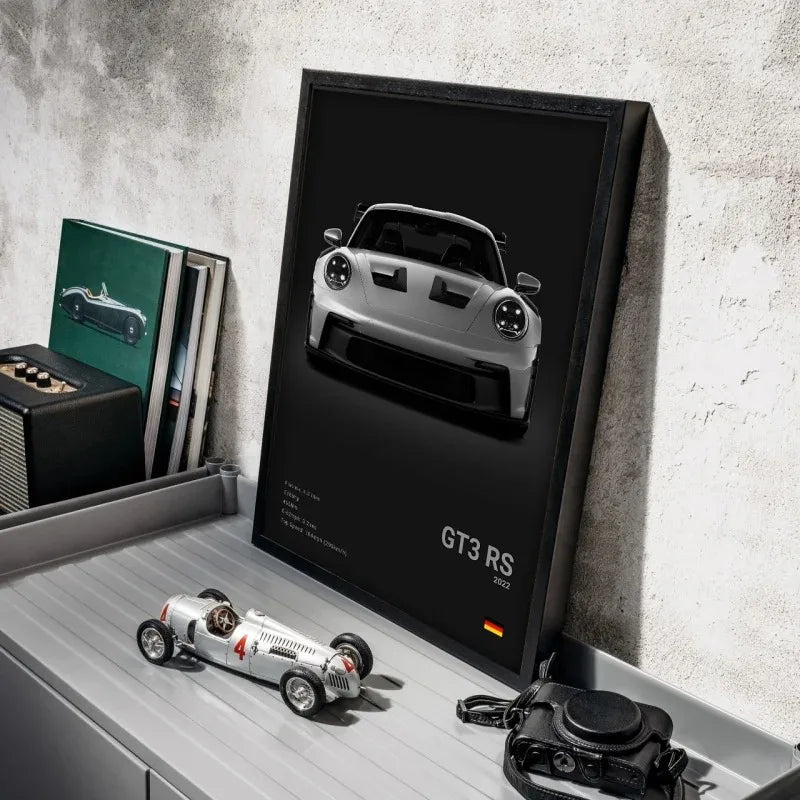 Porsche Premium Display Poster 21x30cm