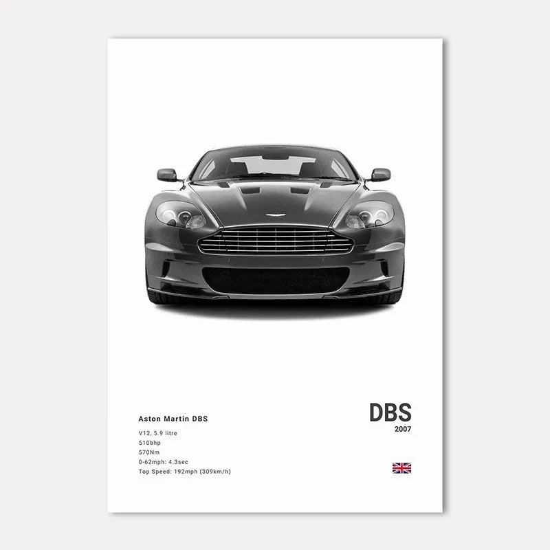 Aston Martin Premium Display Poster 21x30cm