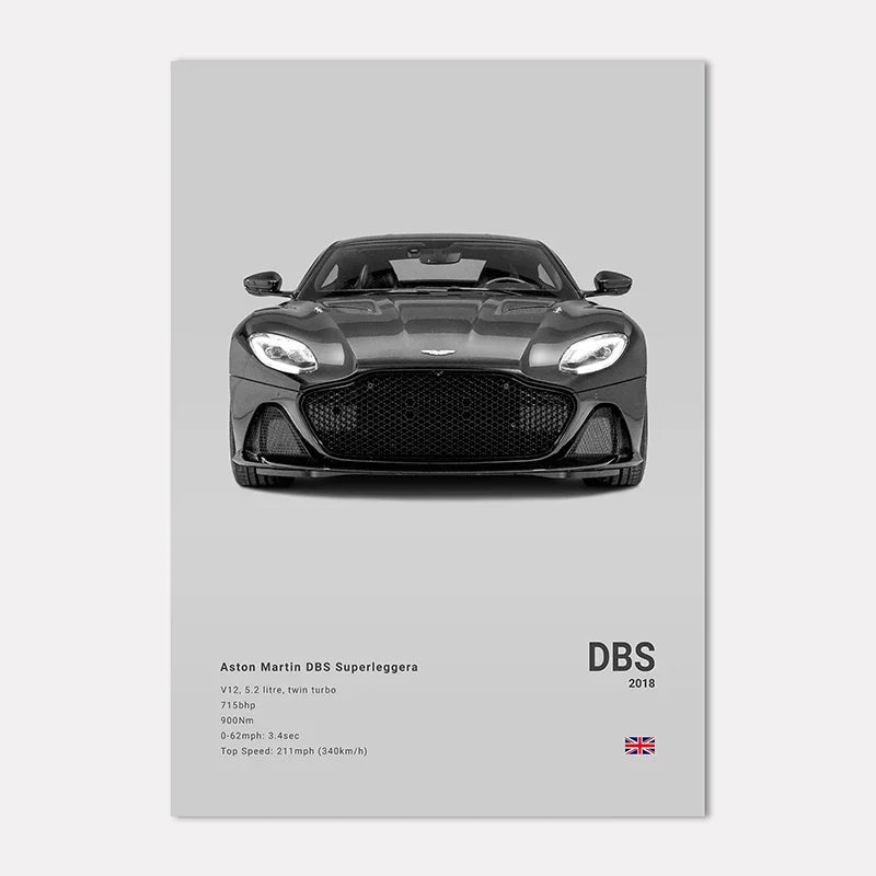 Aston Martin Premium Display Poster 21x30cm