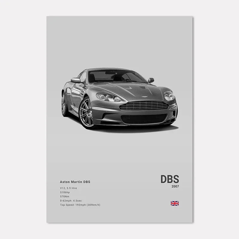 Aston Martin Premium Display Poster 21x30cm