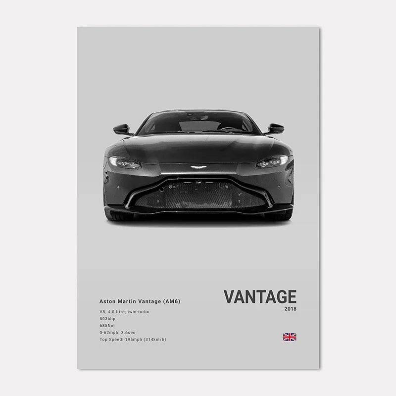 Aston Martin Premium Display Poster 21x30cm