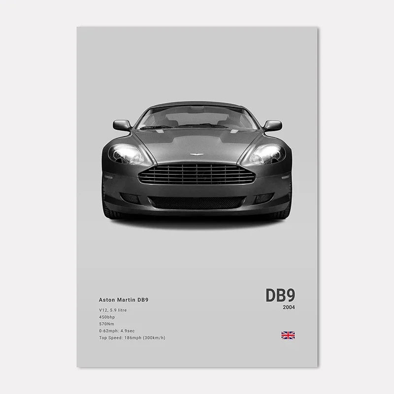 Aston Martin Premium Display Poster 21x30cm
