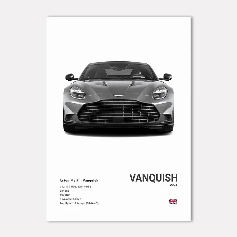 Aston Martin Premium Display Poster 21x30cm