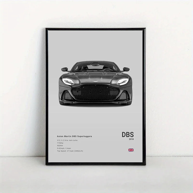 Aston Martin Premium Display Poster 21x30cm