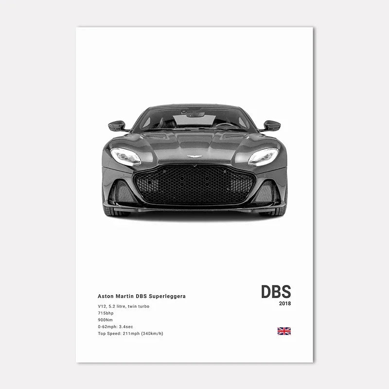 Aston Martin Premium Display Poster 21x30cm