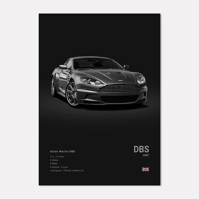 Aston Martin Premium Display Poster 21x30cm