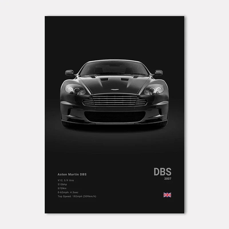 Aston Martin Premium Display Poster 21x30cm