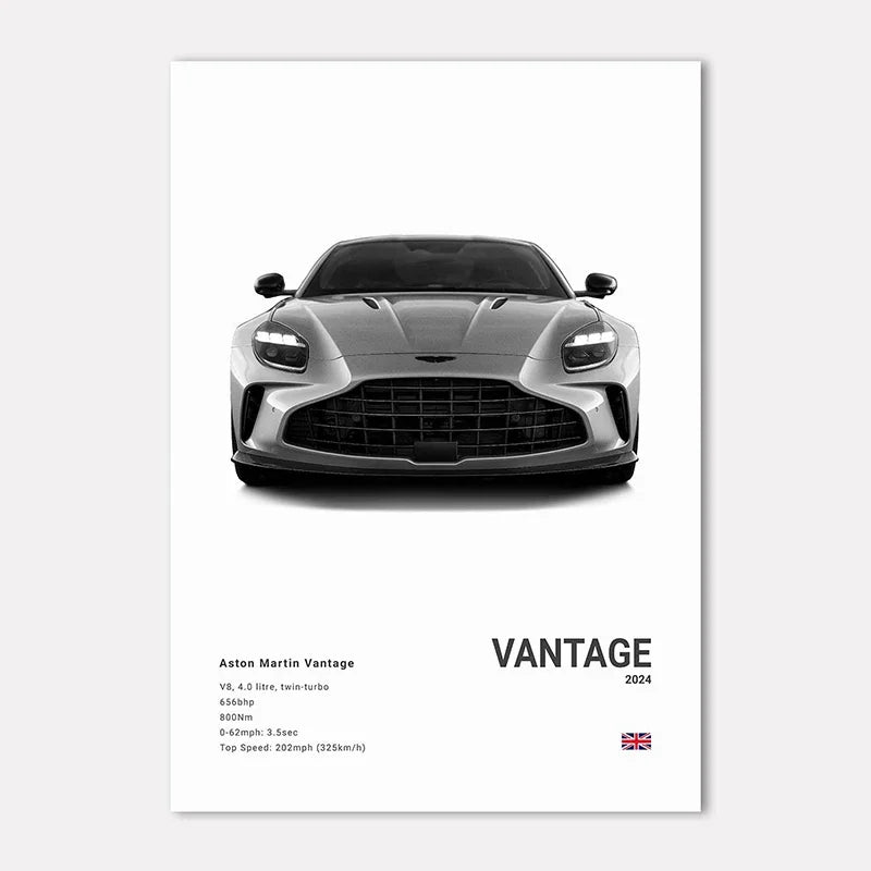 Aston Martin Premium Display Poster 21x30cm