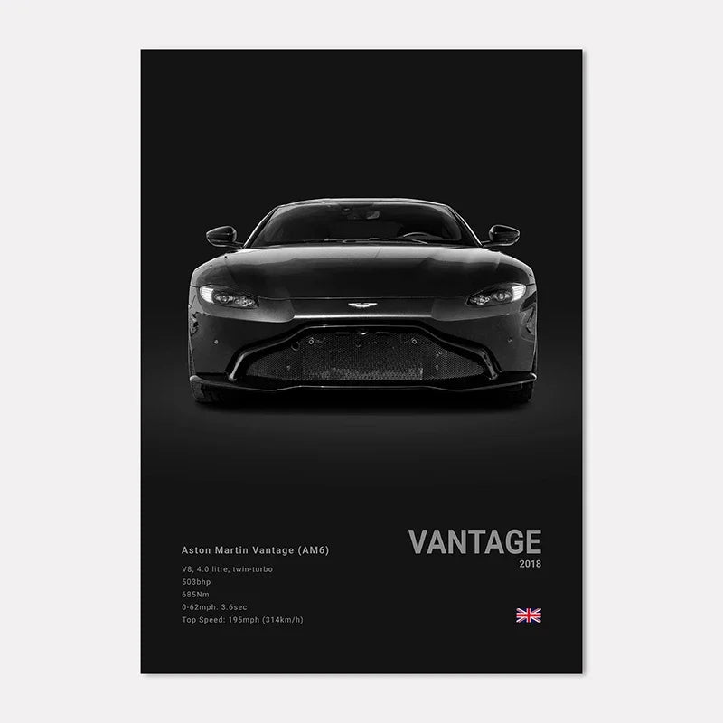 Aston Martin Premium Display Poster 21x30cm