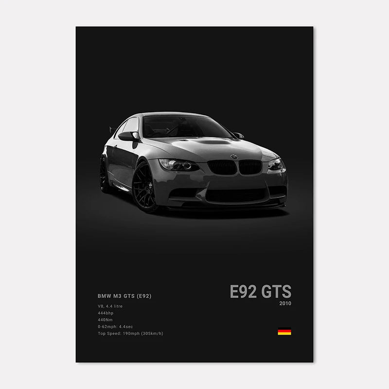 BMW Premium Display Poster 21x30cm