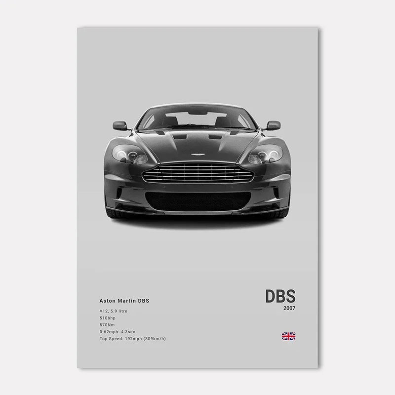 Aston Martin Premium Display Poster 21x30cm