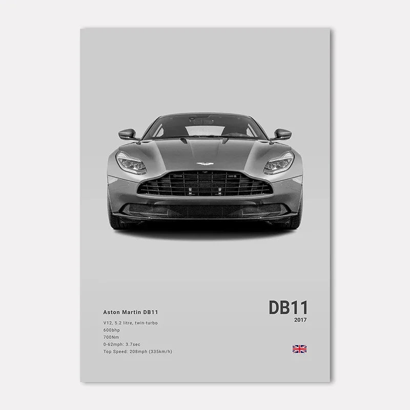 Aston Martin Premium Display Poster 21x30cm