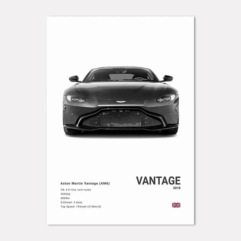 Aston Martin Premium Display Poster 21x30cm