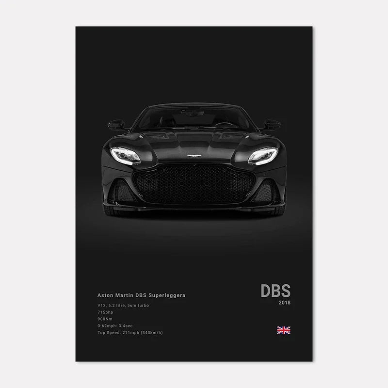 Aston Martin Premium Display Poster 21x30cm