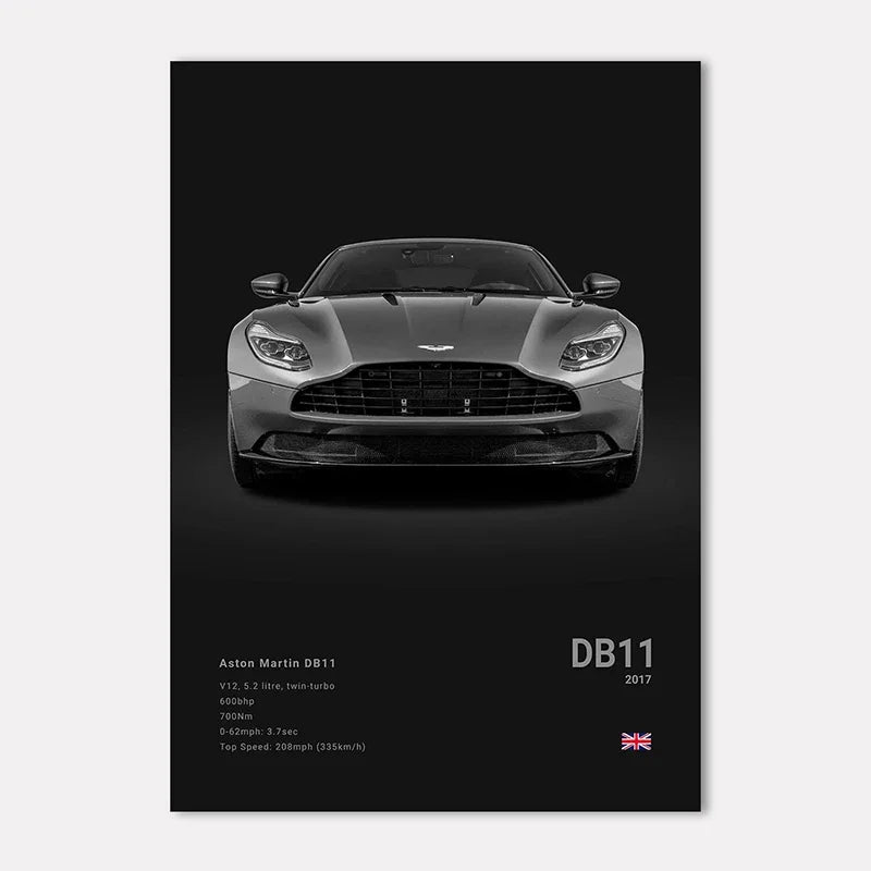 Aston Martin Premium Display Poster 21x30cm