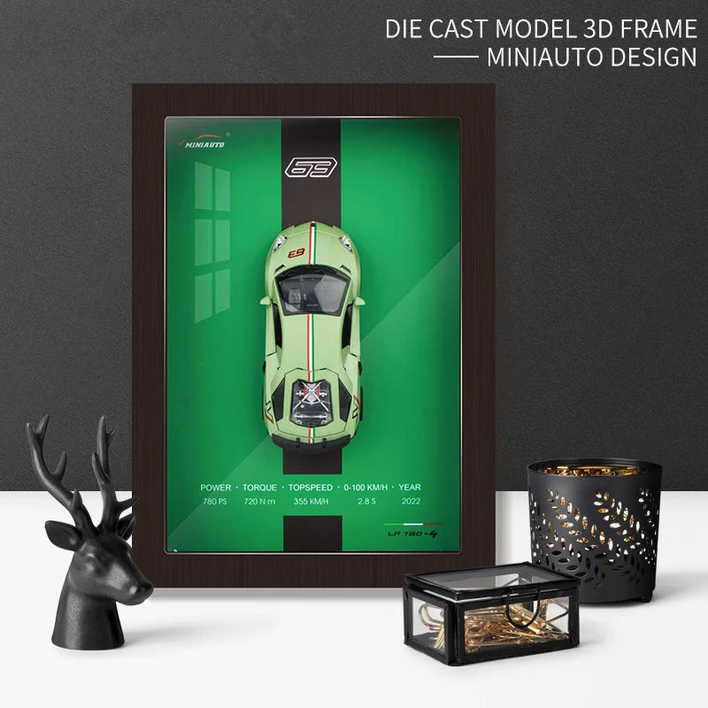 Lamborghini Aventador Framed 3D Model