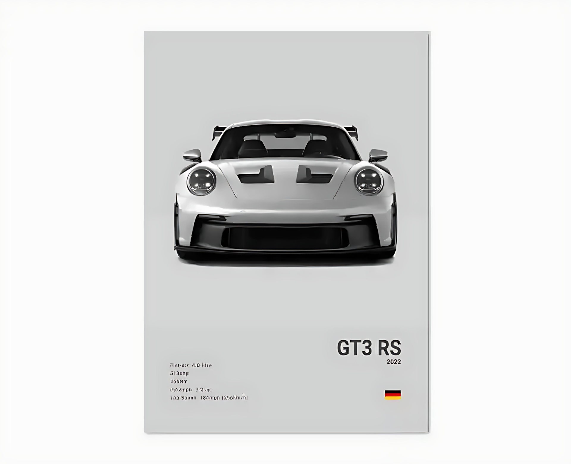 Porsche Premium Display Poster 21x30cm