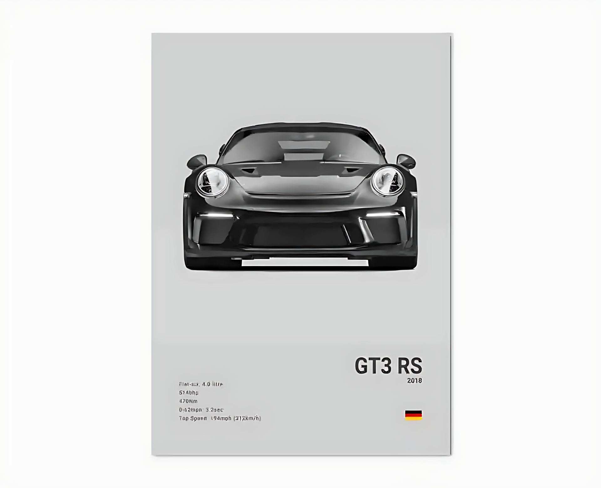 Porsche Premium Display Poster 21x30cm
