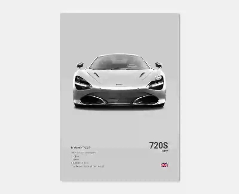McLaren Premium Display Poster 21x30cm