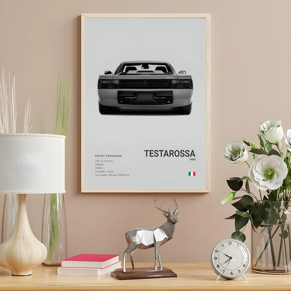 Ferrari Premium Display Poster Gray 21x30cm