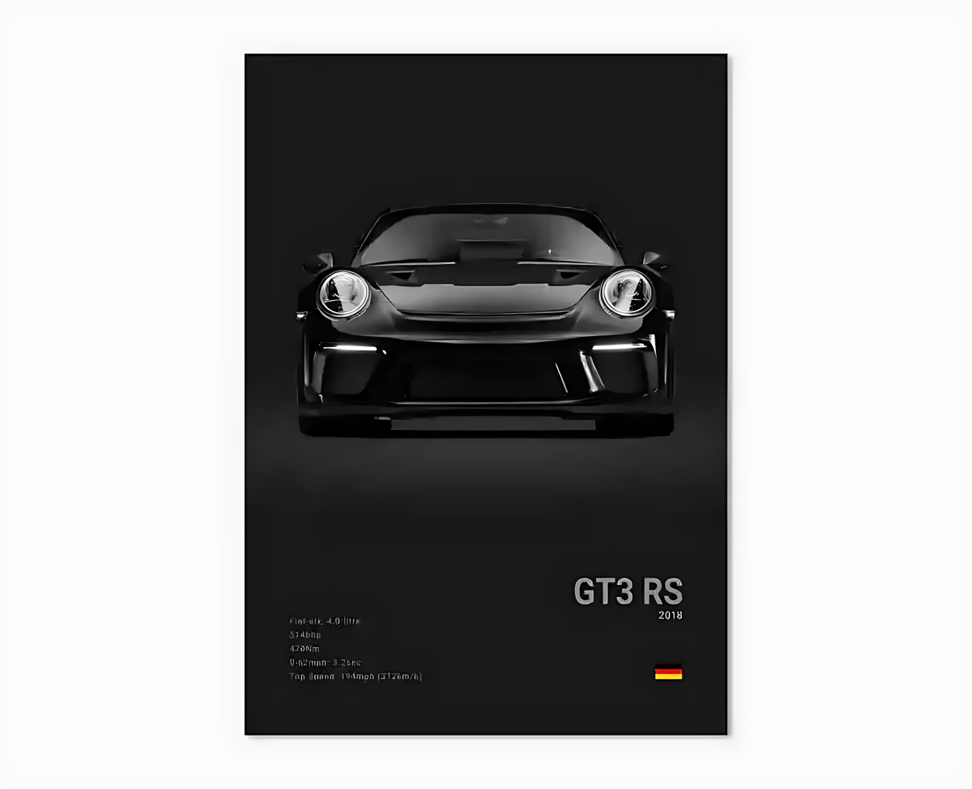 Porsche Premium Display Poster 21x30cm