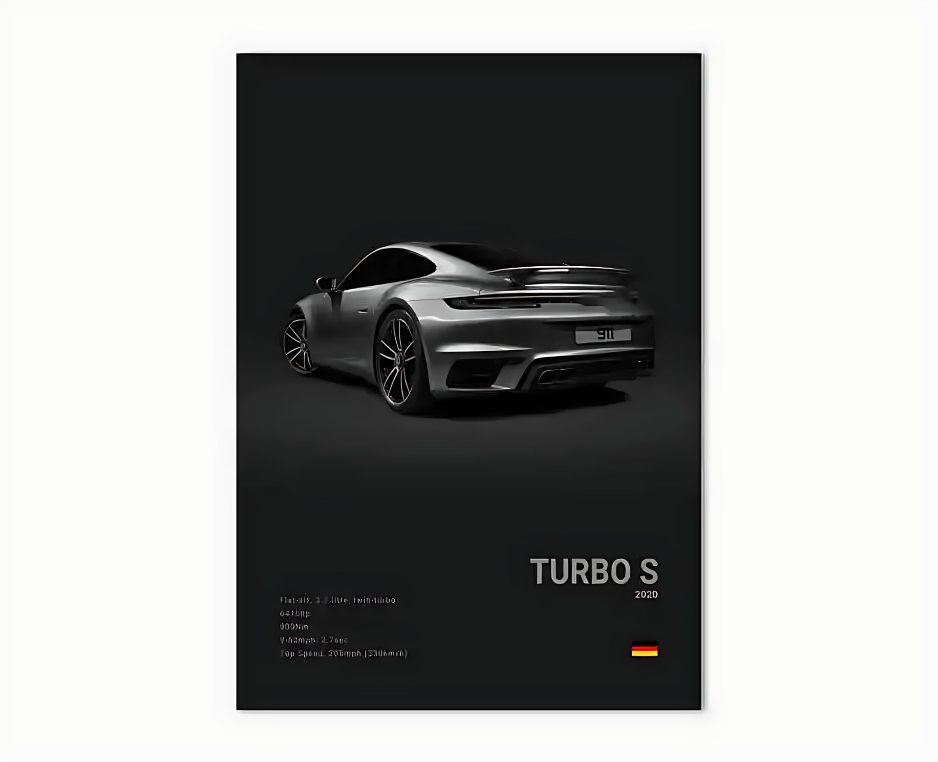 Porsche Premium Display Poster 21x30cm