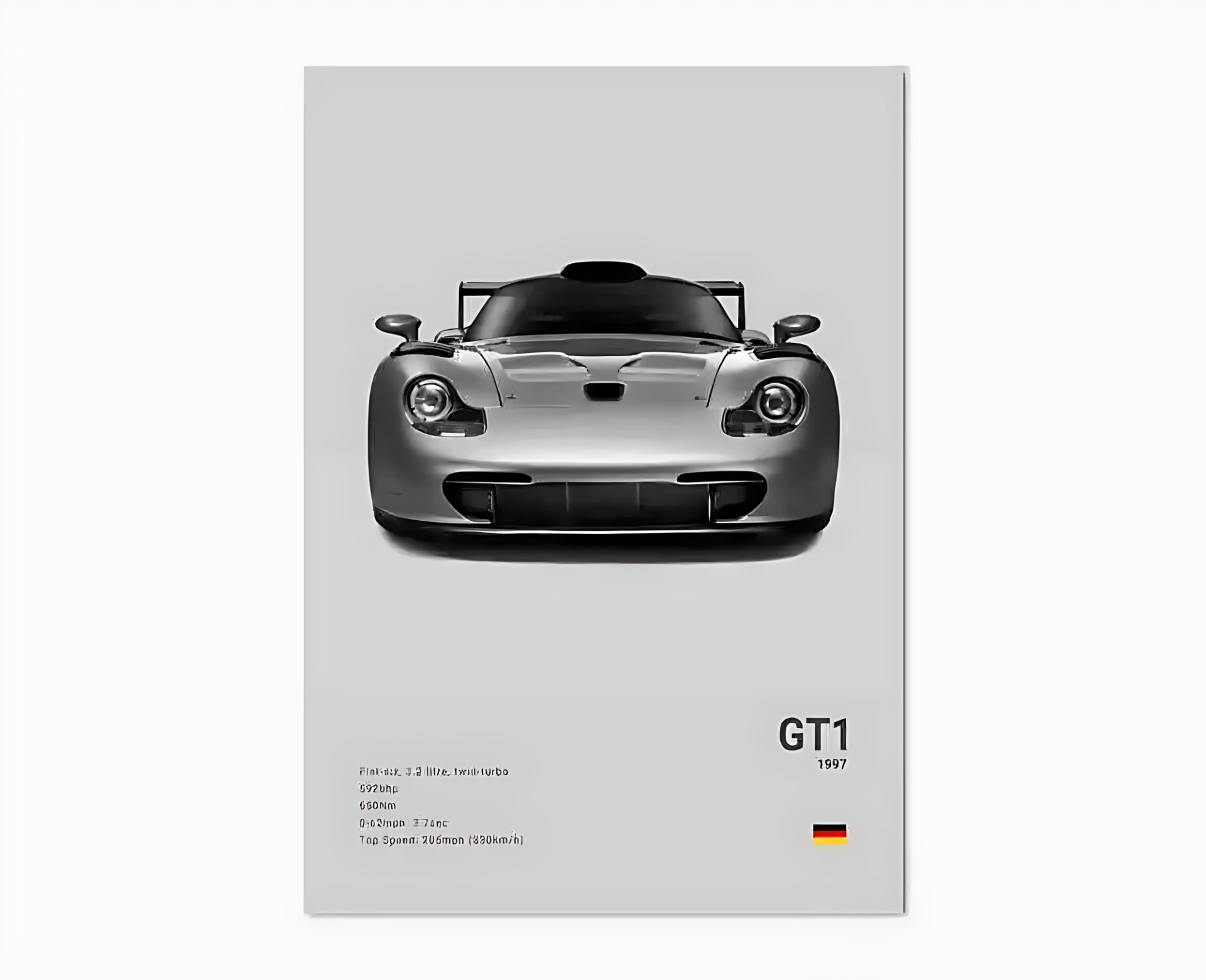 Porsche Premium Display Poster 21x30cm