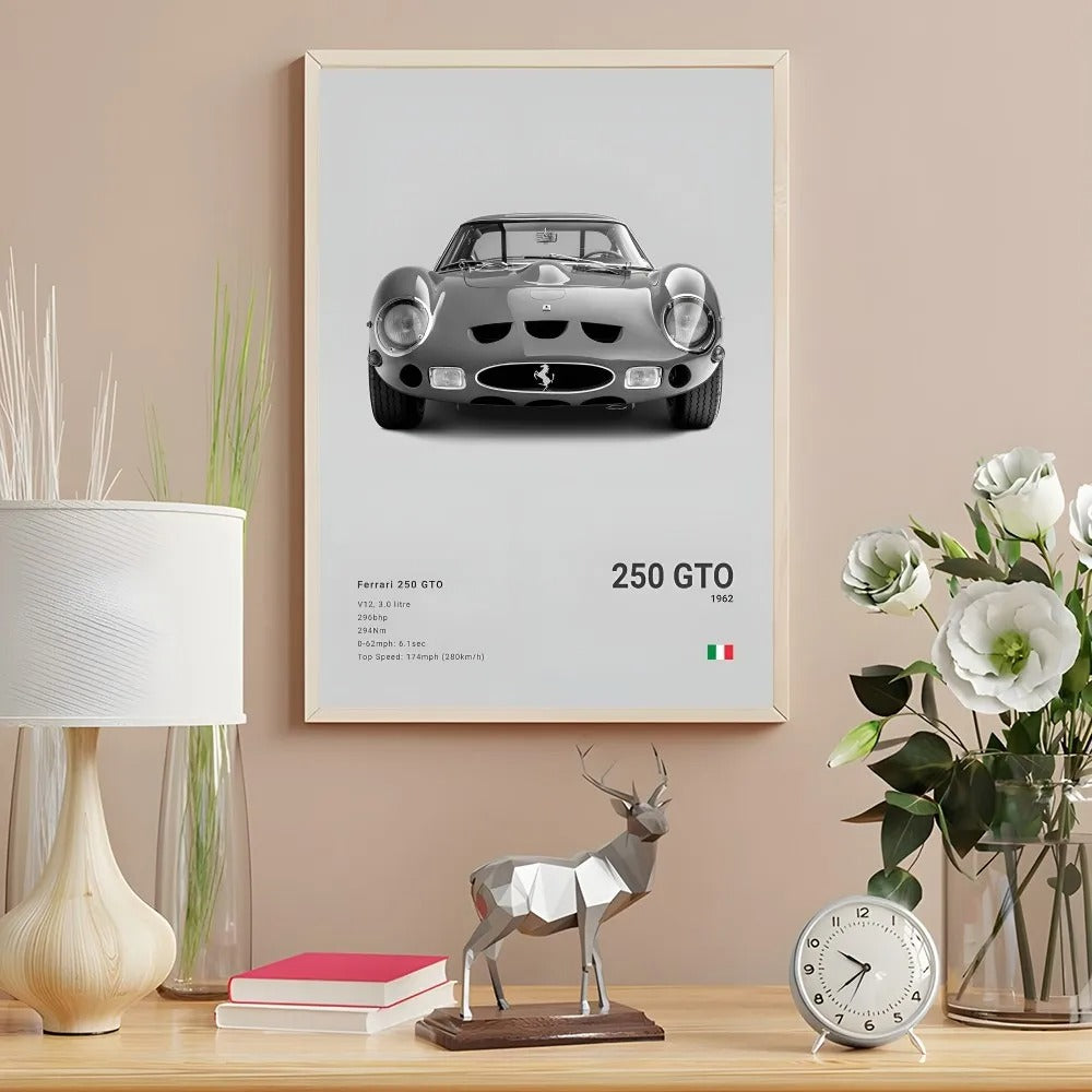 Ferrari Premium Display Poster Gray 21x30cm