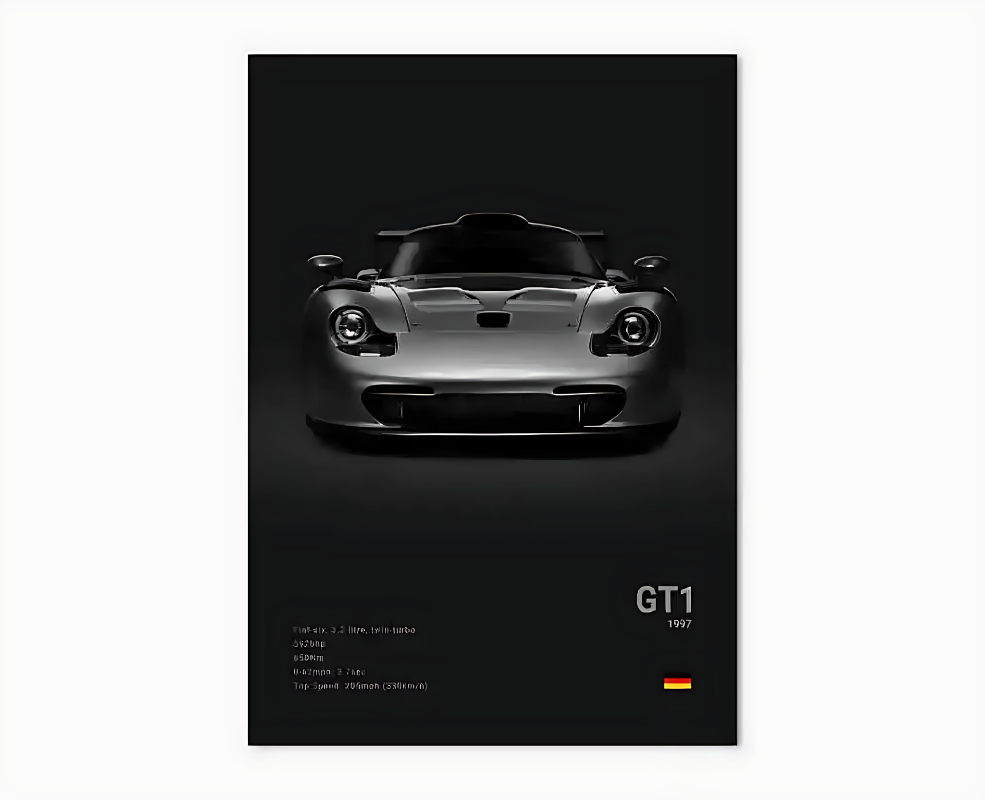 Porsche Premium Display Poster 21x30cm