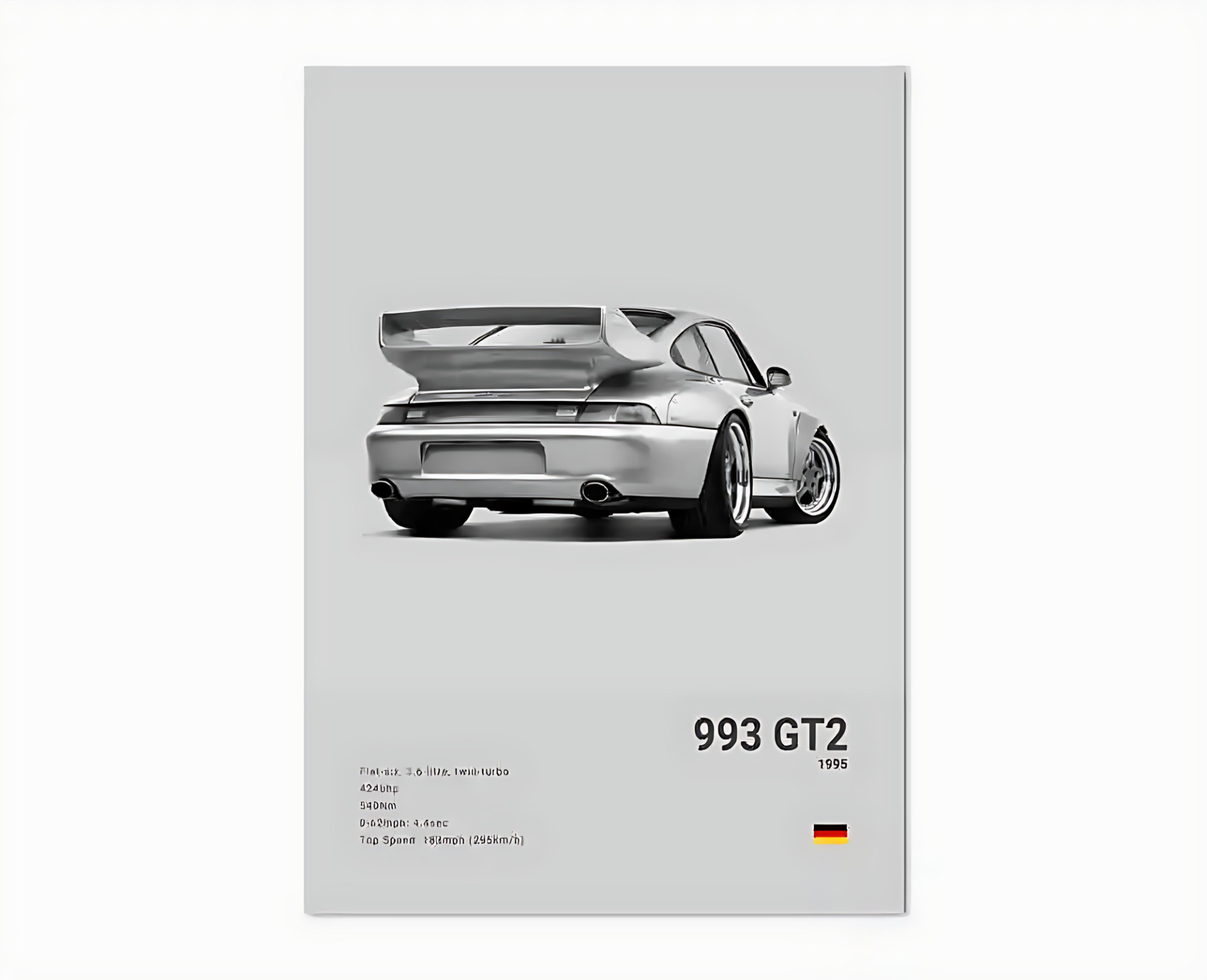 Porsche Premium Display Poster 21x30cm
