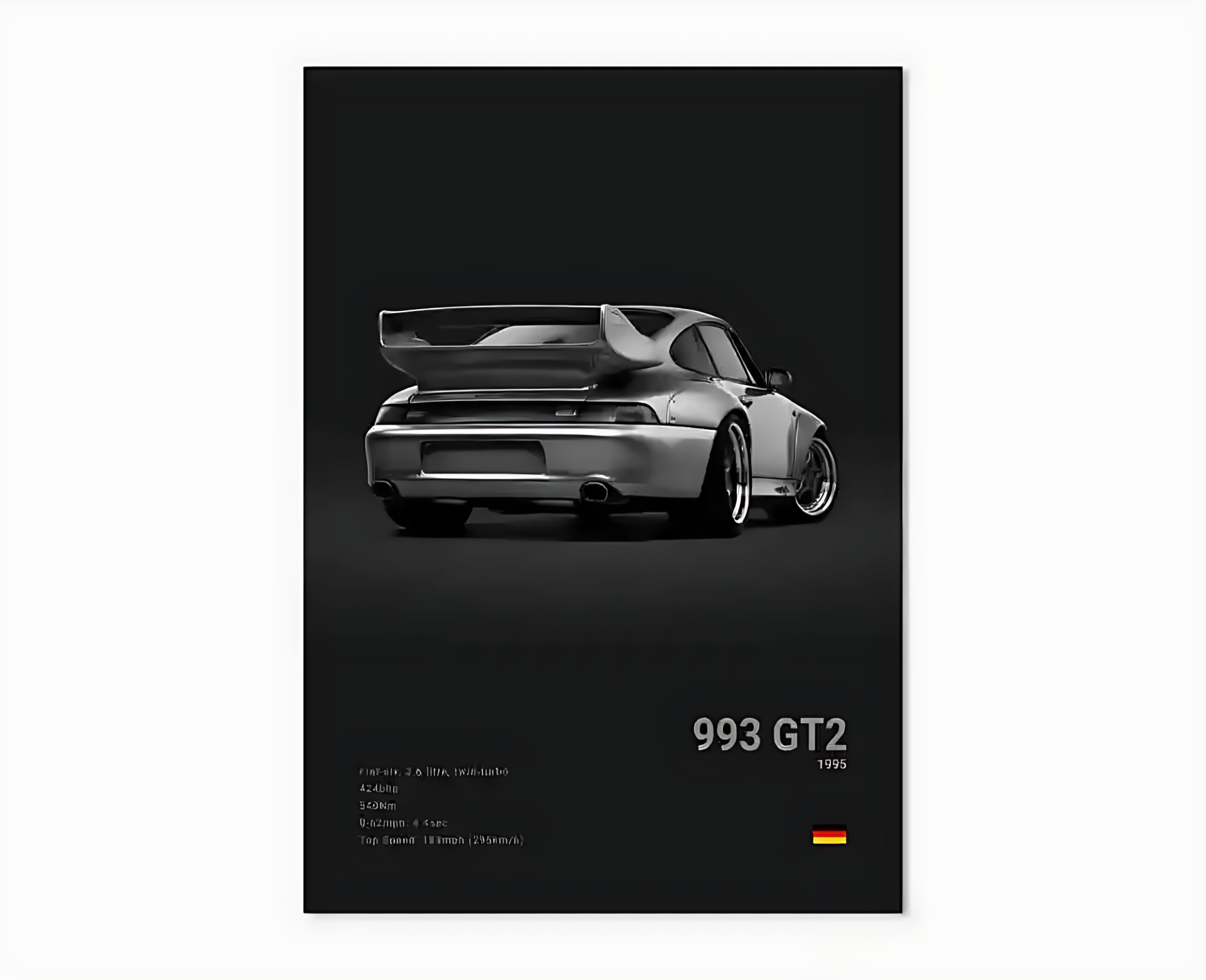 Porsche Premium Display Poster 21x30cm
