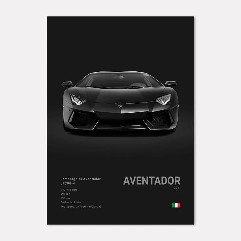 Lamborghini Premium Display Poster 21x30cm