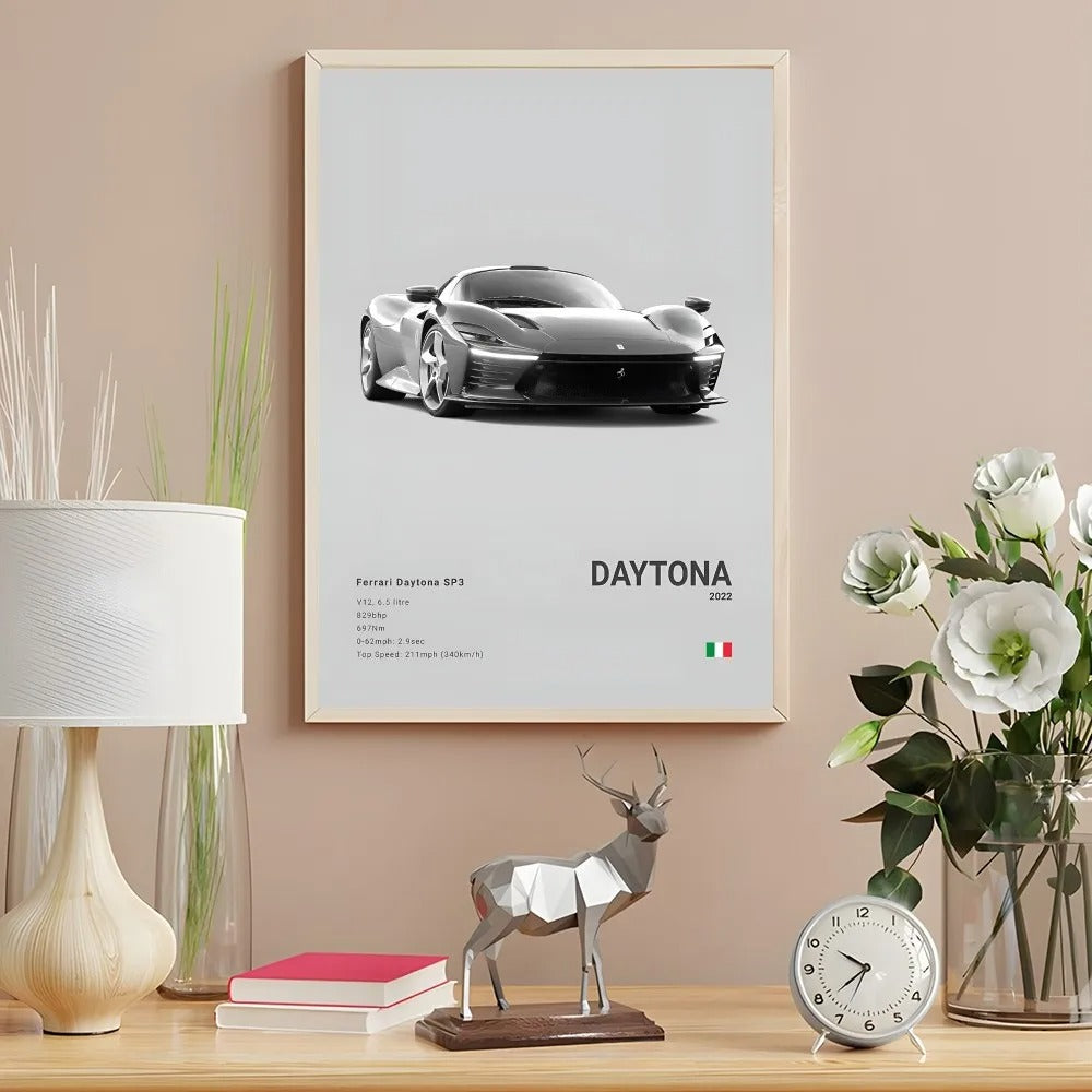 Ferrari Premium Display Poster Gray 21x30cm