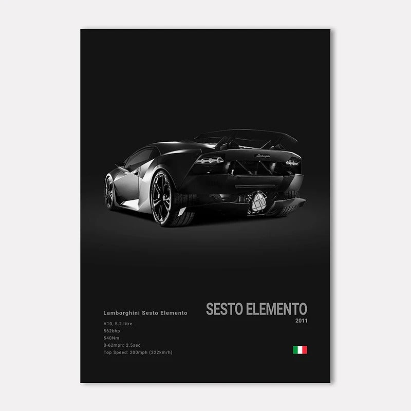 Lamborghini Premium Display Poster 21x30cm
