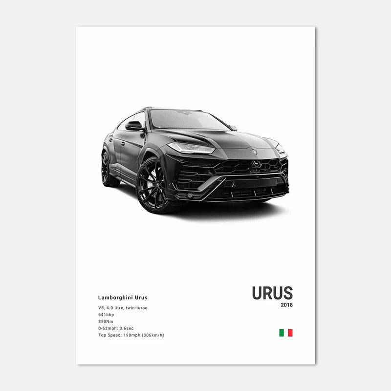 Lamborghini Premium Display Poster 21x30cm
