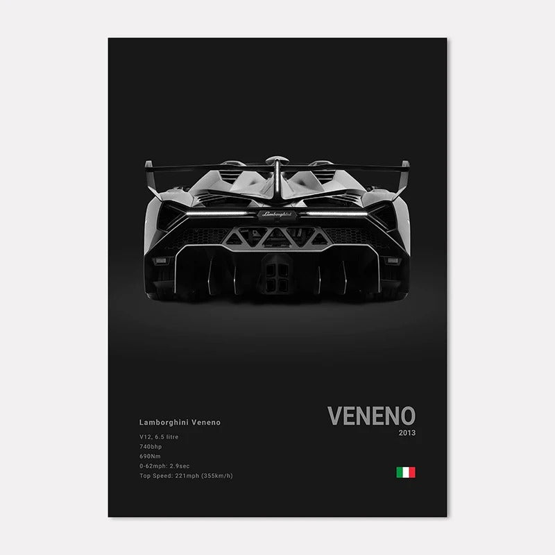 Lamborghini Premium Display Poster 21x30cm