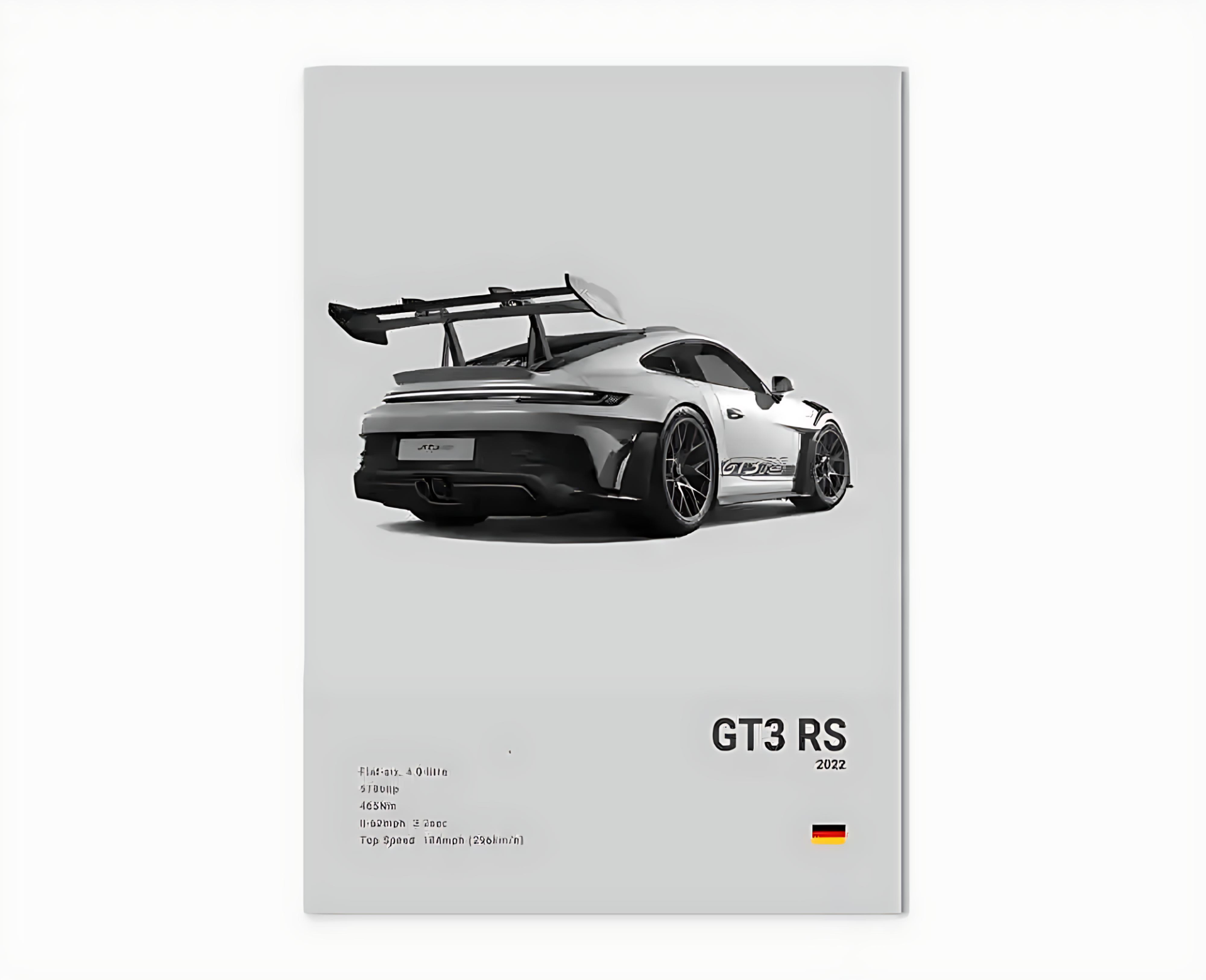 Porsche Premium Display Poster 21x30cm