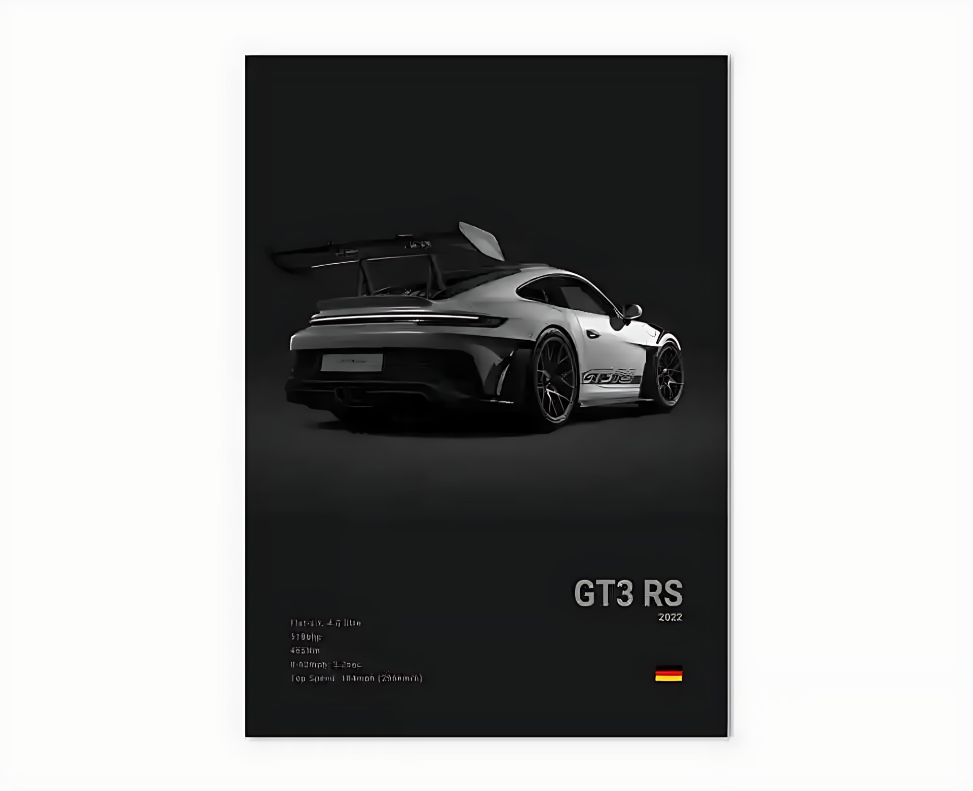 Porsche Premium Display Poster 21x30cm