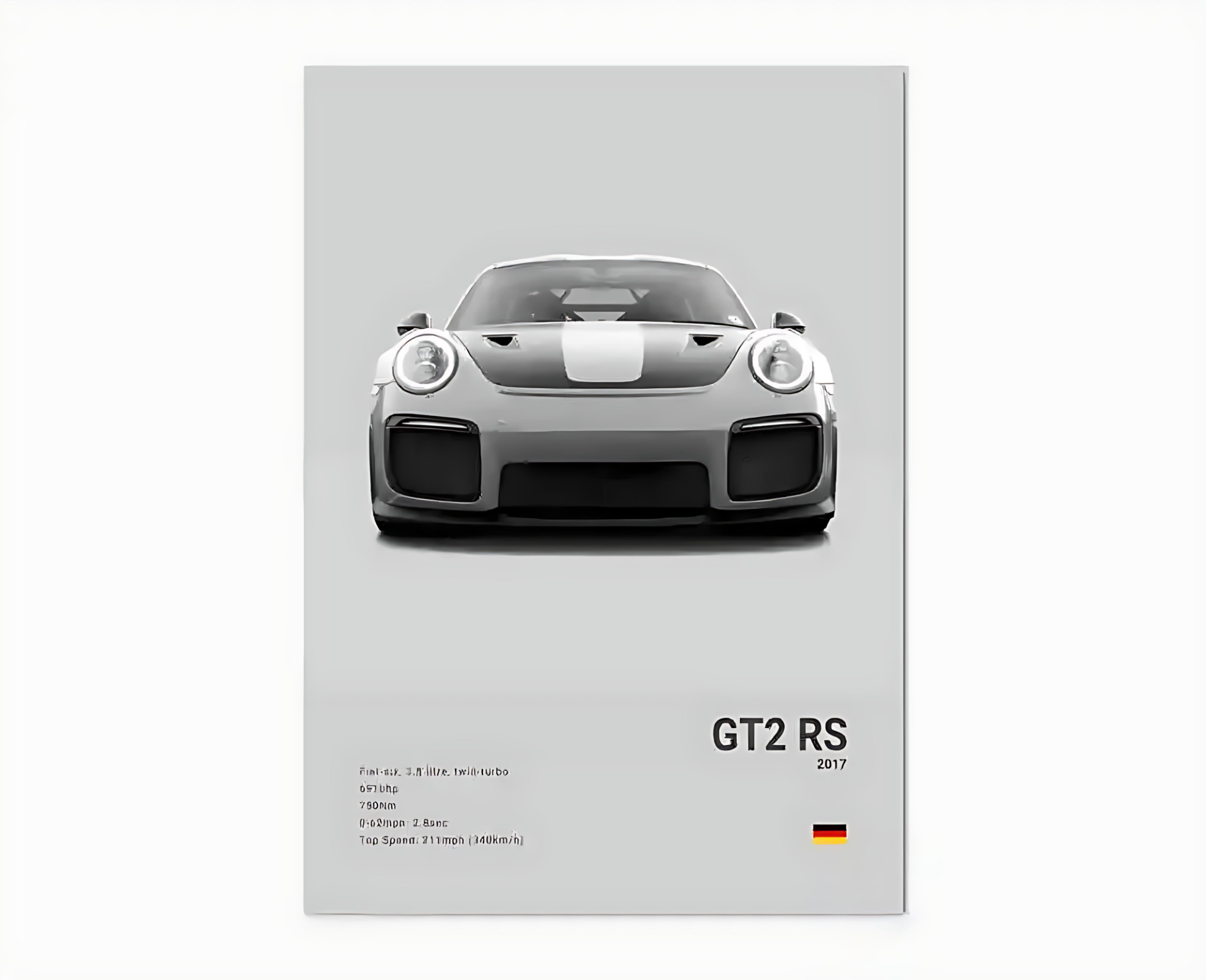 Porsche Premium Display Poster 21x30cm