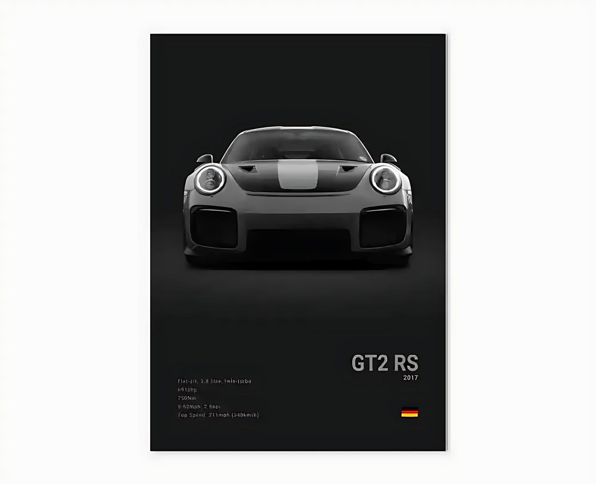 Porsche Premium Display Poster 21x30cm