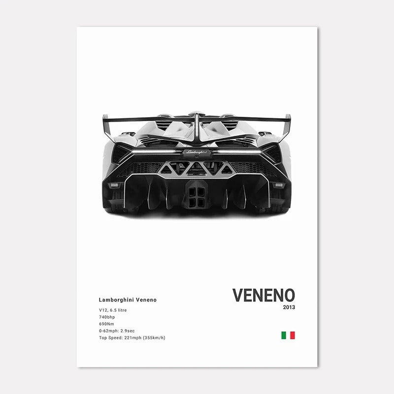 Lamborghini Premium Display Poster 21x30cm