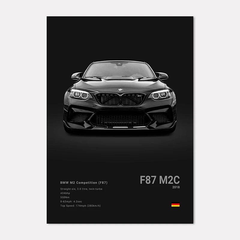 BMW Premium Display Poster 21x30cm