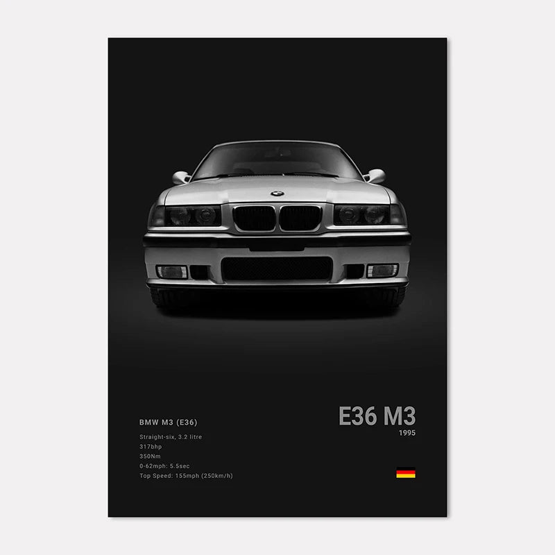 BMW Premium Display Poster 21x30cm