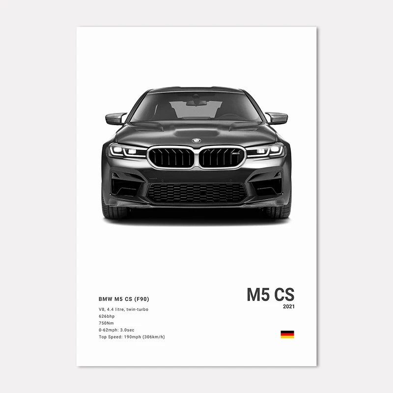 BMW Premium Display Poster 21x30cm