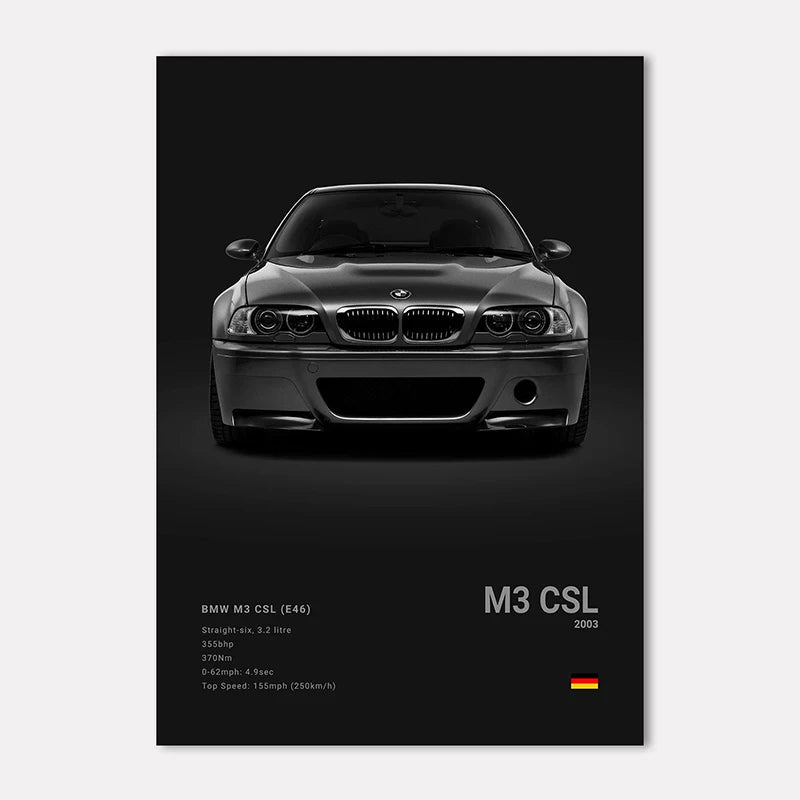 BMW Premium Display Poster 21x30cm