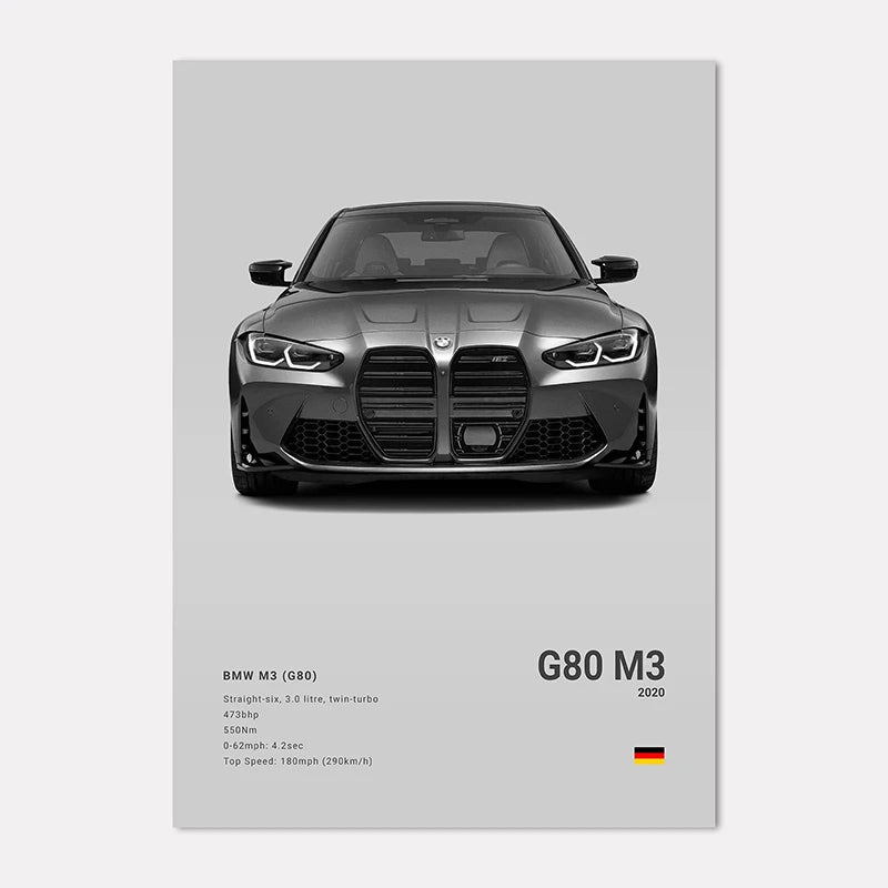 BMW Premium Display Poster 21x30cm